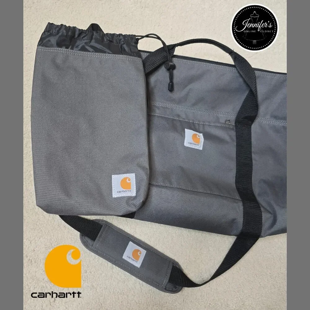 Carhartt Trade Series Gray Medium 2-in-1 Packable Duffle with Utility Pouch